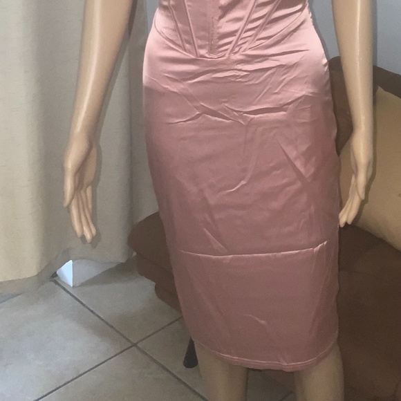 Corset Bodycon Spaghetti Slip Dress NWT - Picture 13 of 14